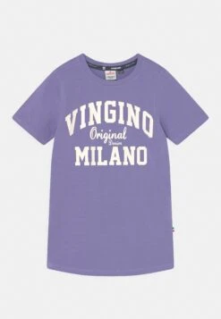 Vingino Logo Tee - T-Shirt Print - Grape Purple