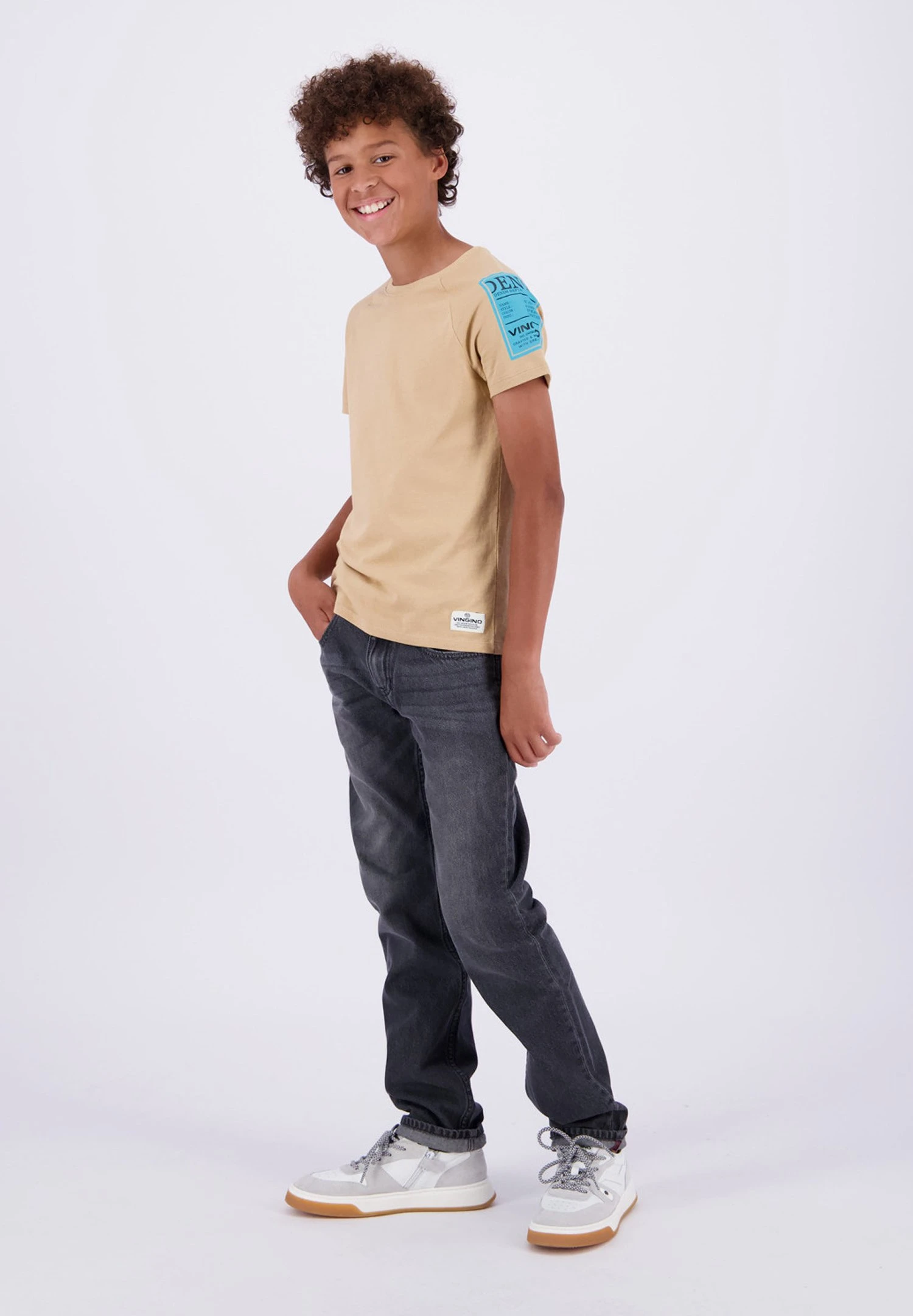 Vingino Jimi - T-Shirt Print - Spruce Sand 1 Vingino Jimi - T-Shirt Print - Spruce Sand