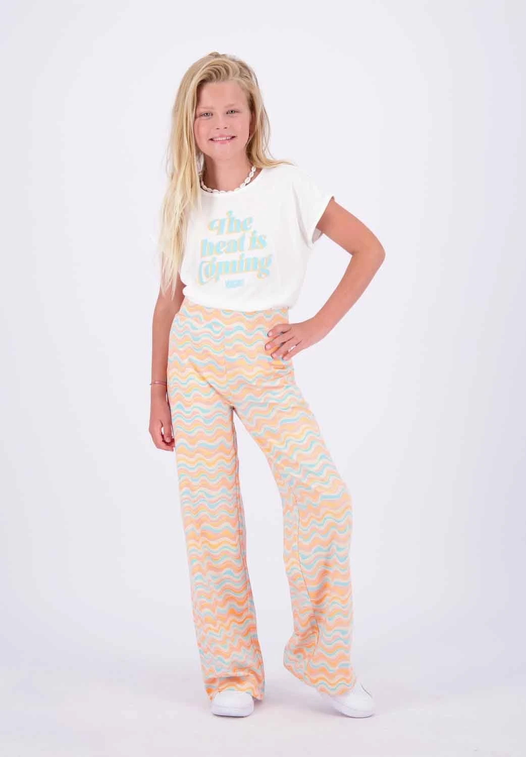 Vingino Sage - Broek - Light Neon Orange 1 Vingino Sage - Broek - Light Neon Orange