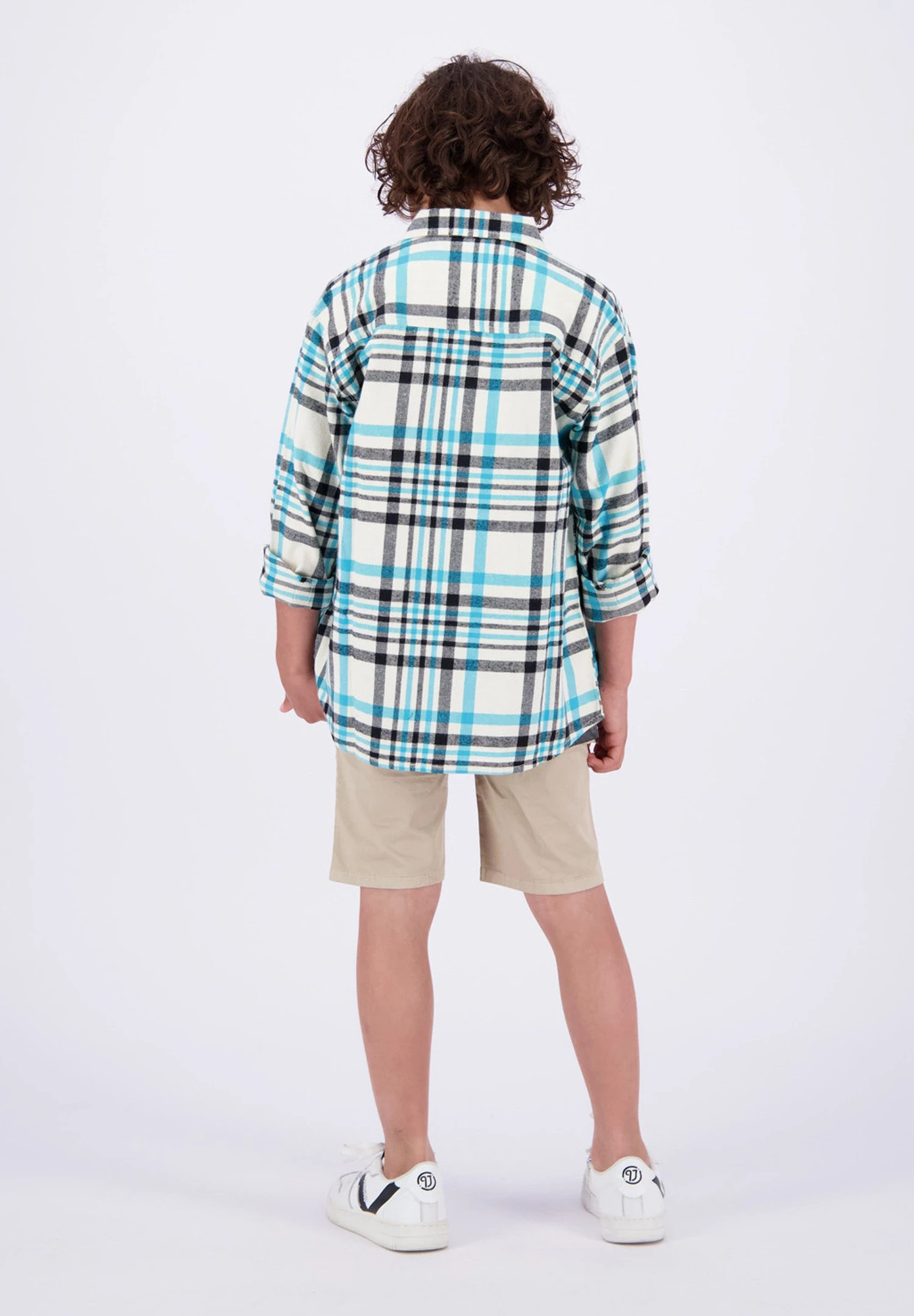 Vingino Leano Oversized Fit - Overhemd - Arctic Blue 2 Vingino Leano Oversized Fit - Overhemd - Arctic Blue - Afbeelding 2