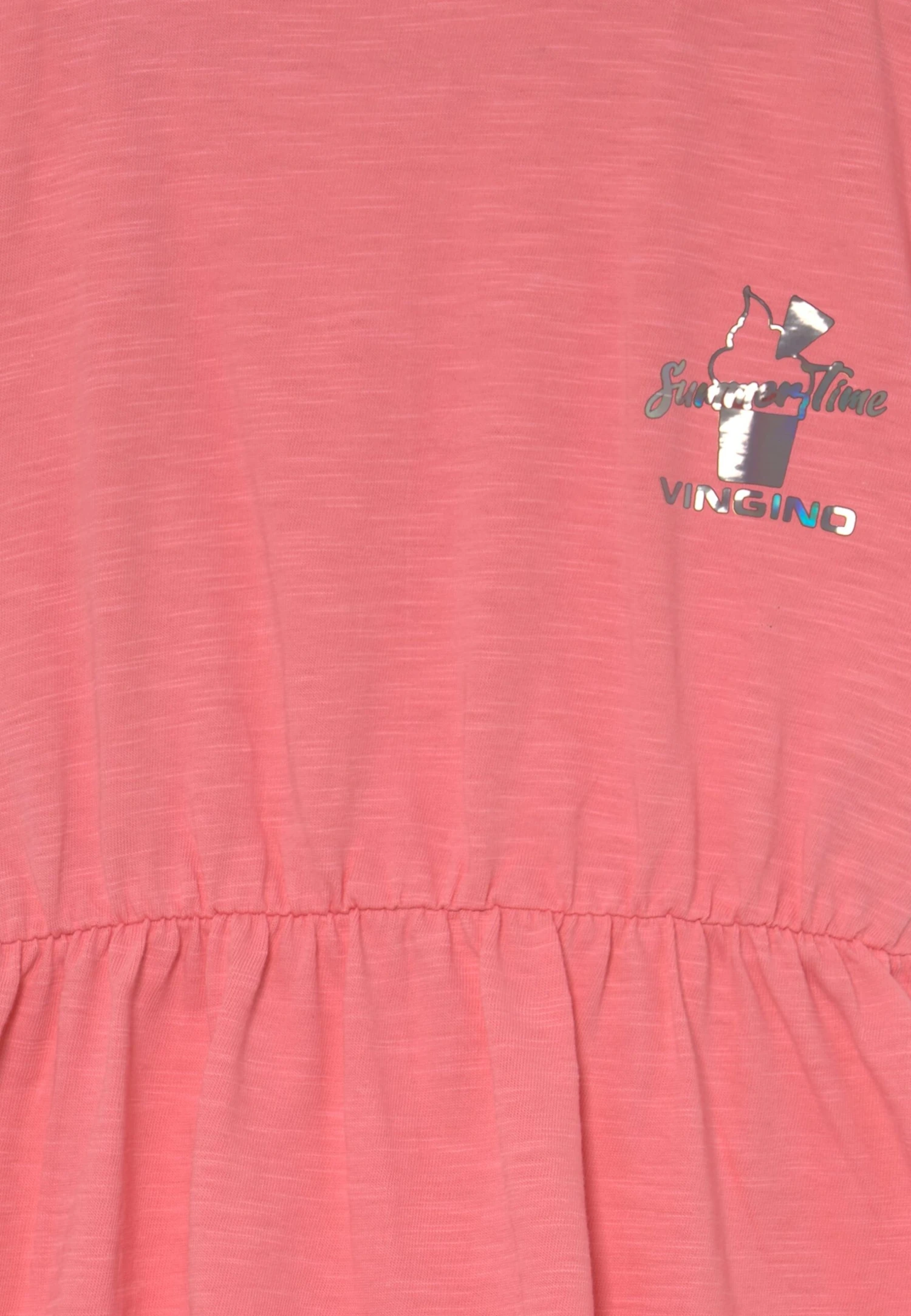 Vingino Jerseyjurk - Peach Pink 3 Vingino Jerseyjurk - Peach Pink - Afbeelding 3