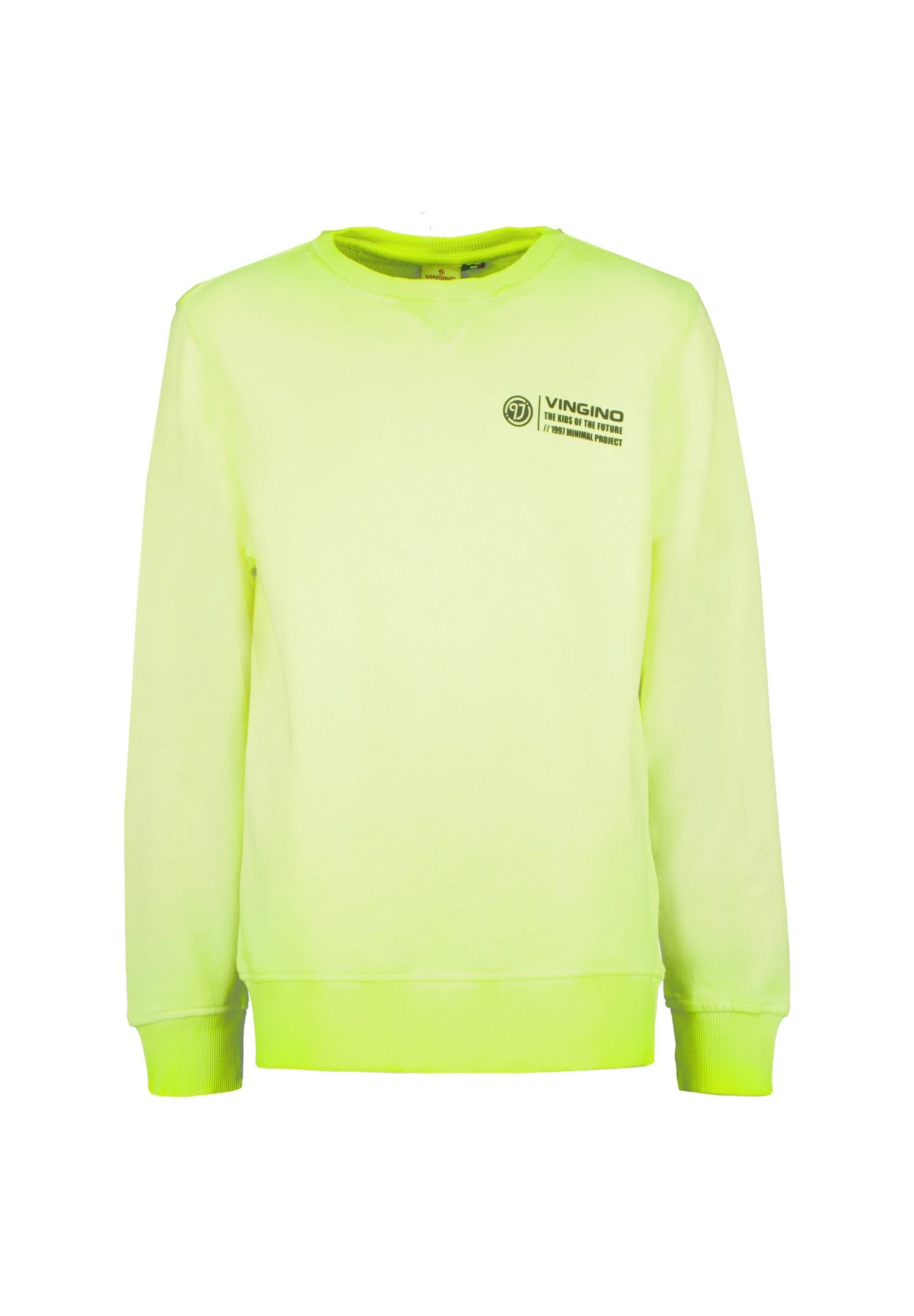 Vingino Nadi - Sweater - New Neon Yellow 1 Vingino Nadi - Sweater - New Neon Yellow