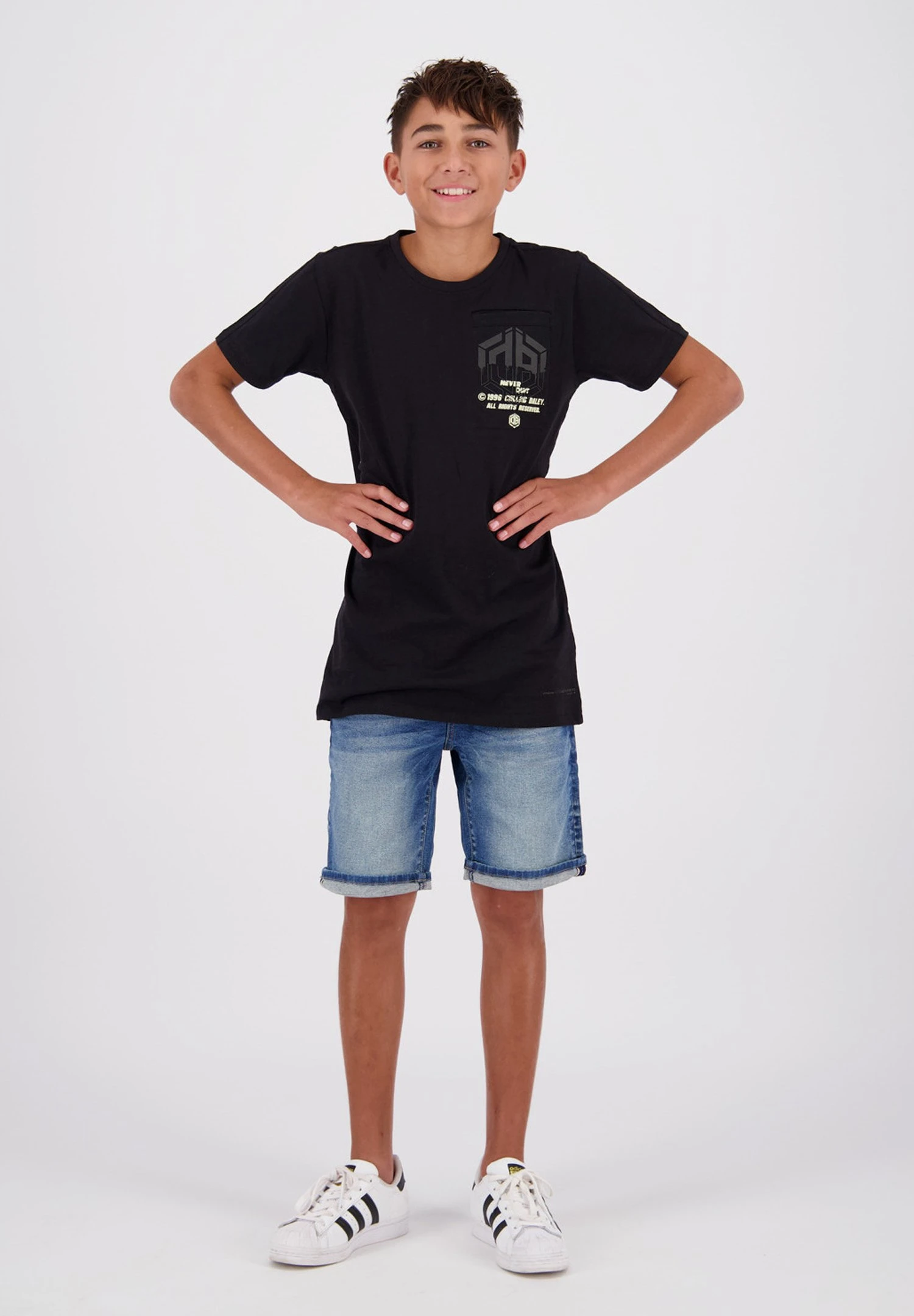 Vingino Hevelio - T-Shirt Print - Deep Black 1 Vingino Hevelio - T-Shirt Print - Deep Black