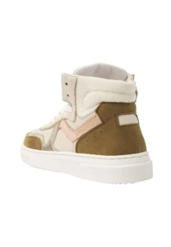 Vingino Suze Mid - Sneakers Hoog - Off White/Brown -Vingino ef9b6df1fbdd4e2d99832a93e59eafc1
