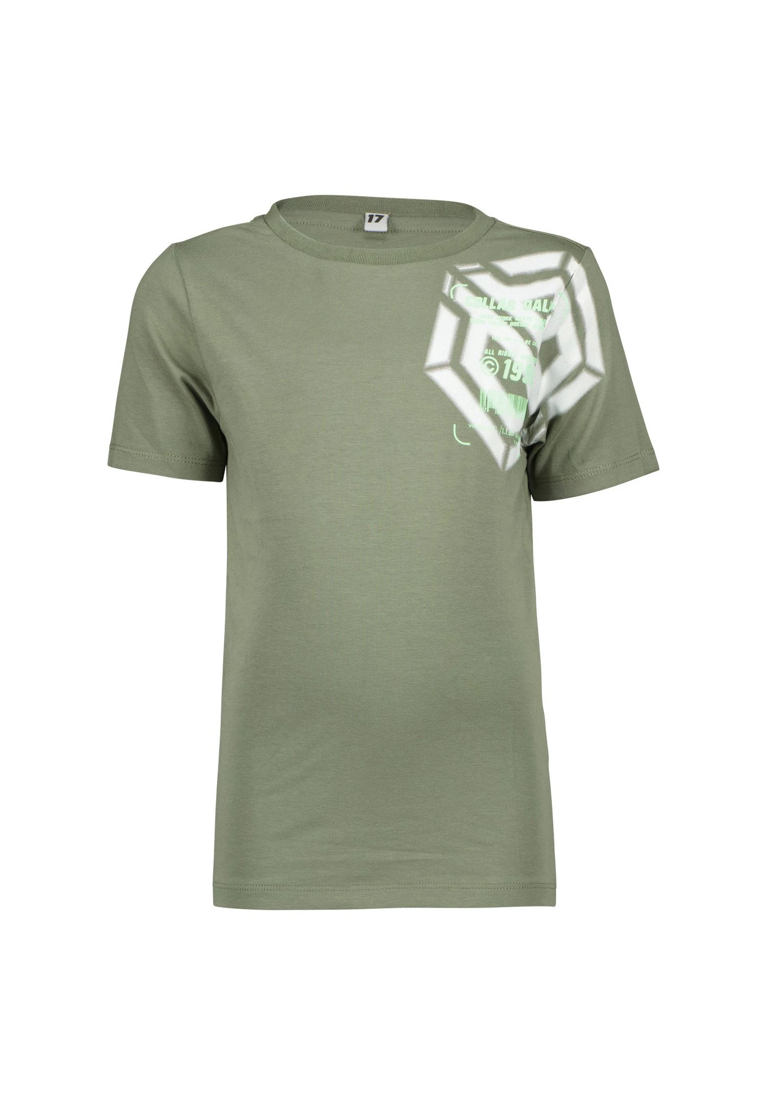 Vingino Habla - T-Shirt Print - Light Army Green 1 Vingino Habla - T-Shirt Print - Light Army Green