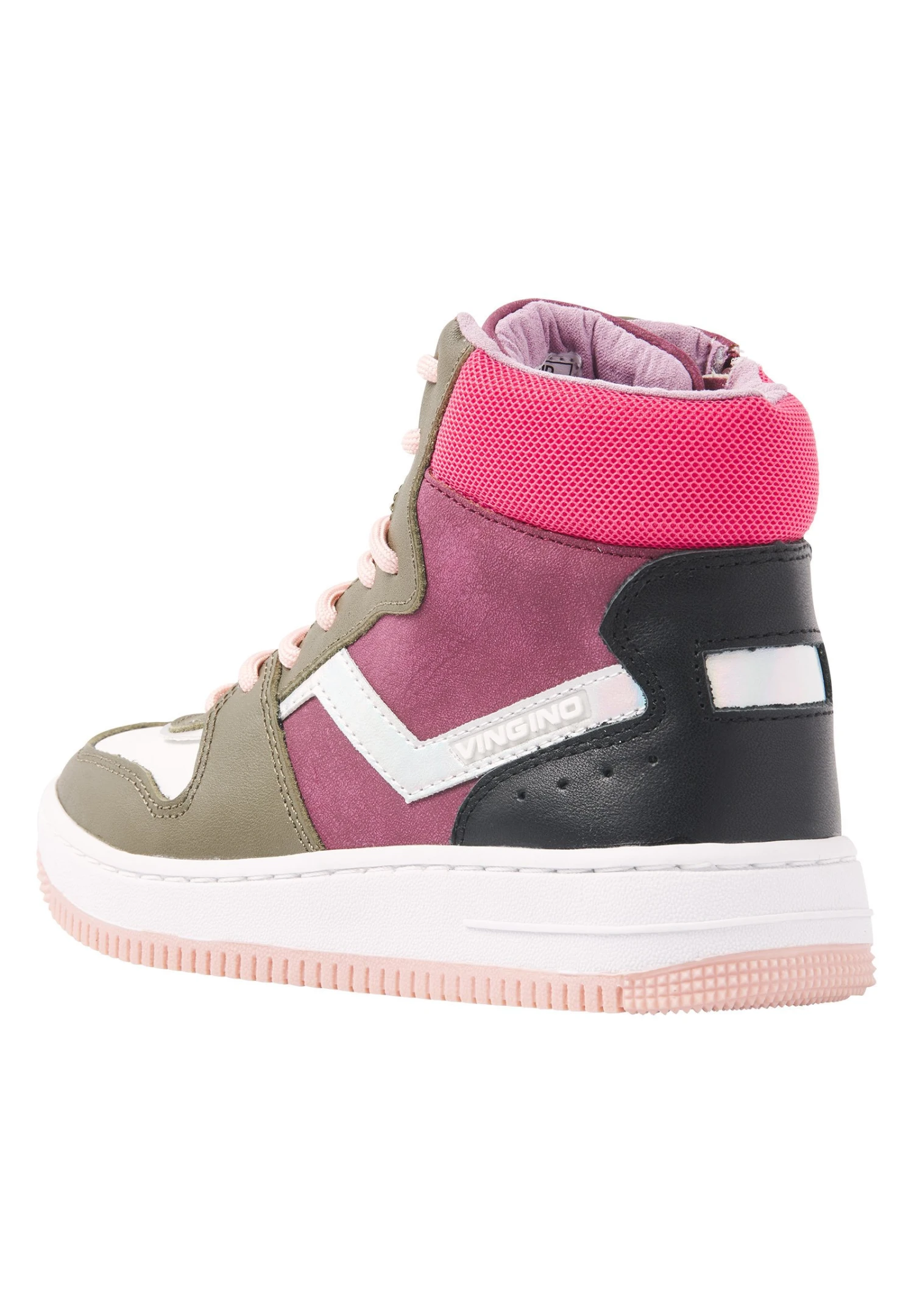 Vingino Vg46-1030-04 Roze-28 - Sneakers Hoog - Pink 4 Vingino Vg46-1030-04 Roze-28 - Sneakers Hoog - Pink - Afbeelding 4