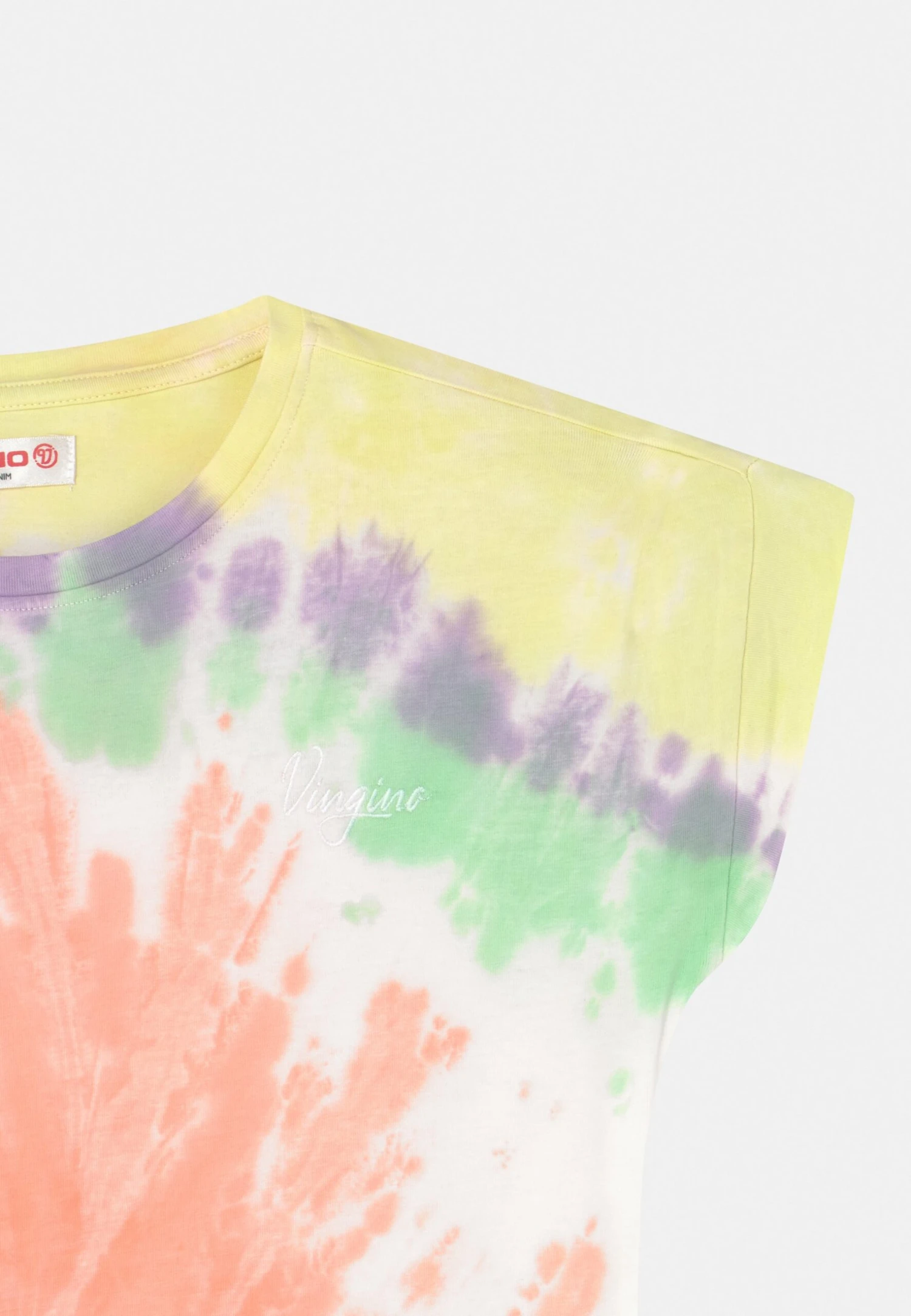 Vingino Pazia - Jerseyjurk - Soft Neon Peach 3 Vingino Pazia - Jerseyjurk - Soft Neon Peach - Afbeelding 3