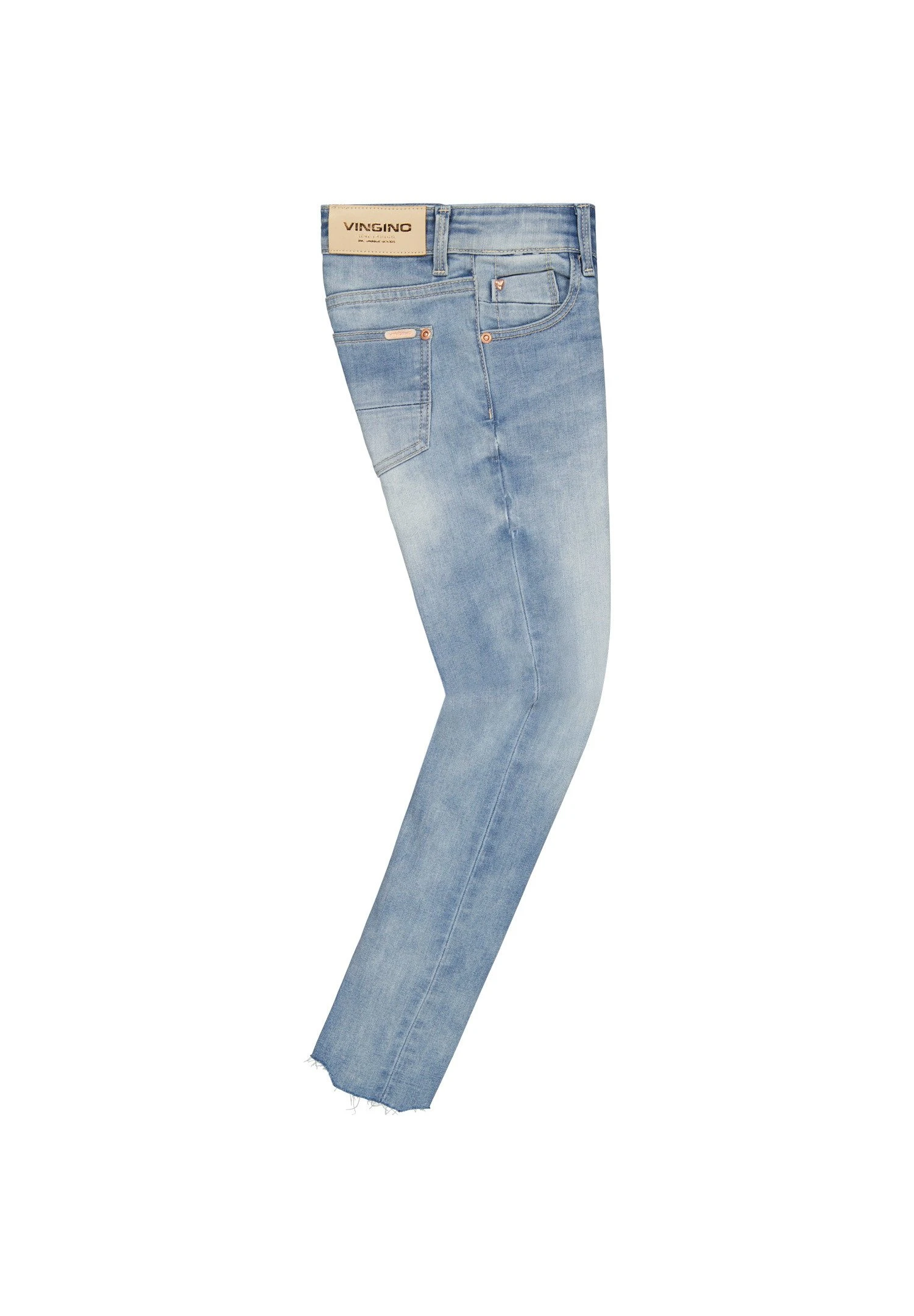 Vingino Amia- Slim Fit Jeans - Mid Blue Wash 5 Vingino Amia- Slim Fit Jeans - Mid Blue Wash - Afbeelding 5