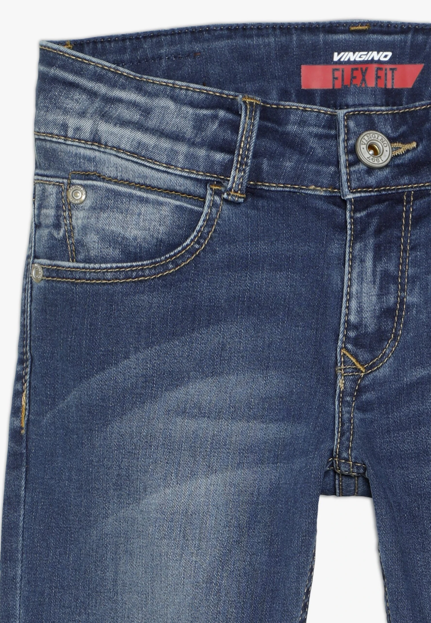 Vingino Bettine - Jeans Skinny Fit - Dark-Blue Denim 5 Vingino Bettine - Jeans Skinny Fit - Dark-Blue Denim - Afbeelding 5