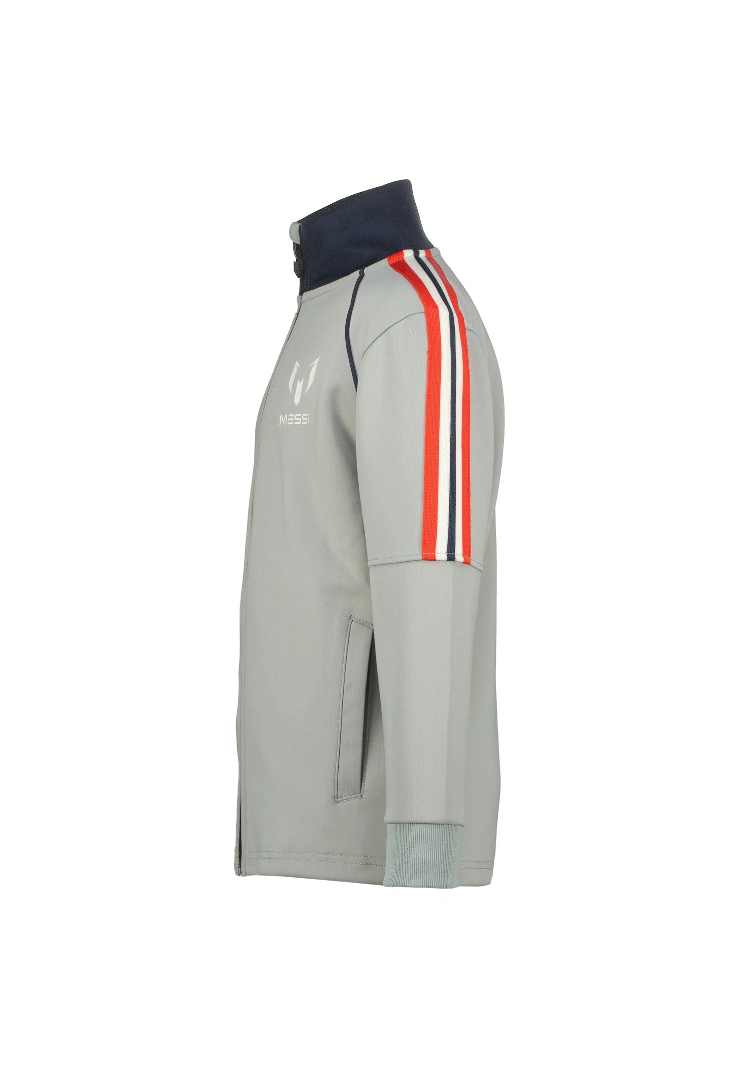 Vingino MessiTrelew - Sweater Met Rits - Fog Grey 4 Vingino MessiTrelew - Sweater Met Rits - Fog Grey - Afbeelding 4