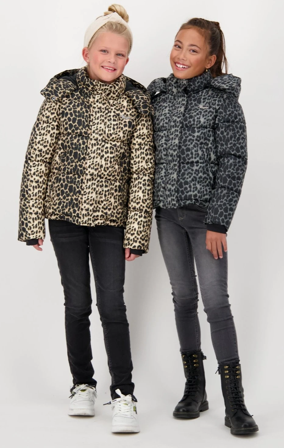 Vingino Talinna- Winterjas - Multicolor Grey Black 1 Vingino Talinna- Winterjas - Multicolor Grey Black