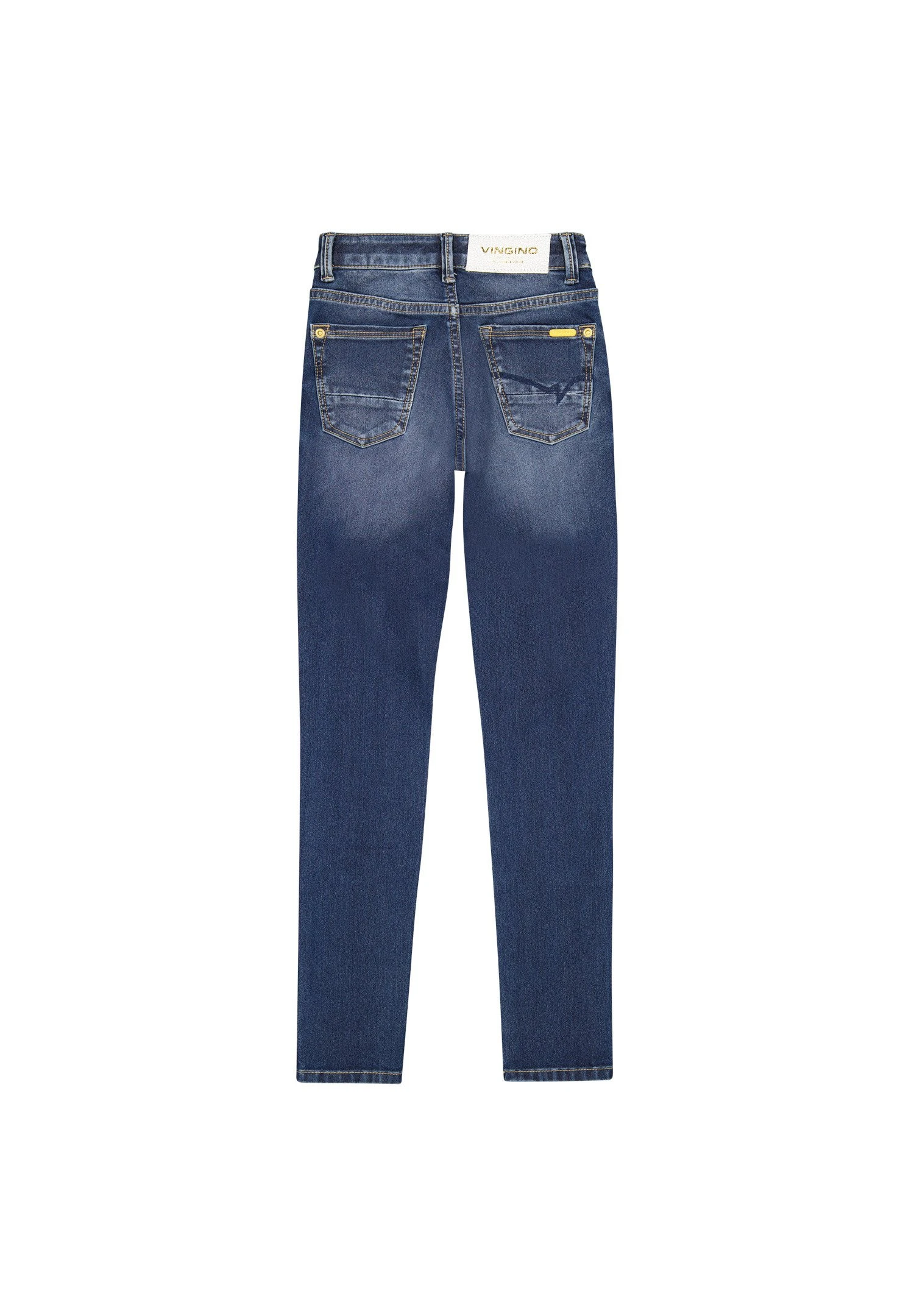 Vingino Bella- Slim Fit Jeans - Blue Vintage 5 Vingino Bella- Slim Fit Jeans - Blue Vintage - Afbeelding 5