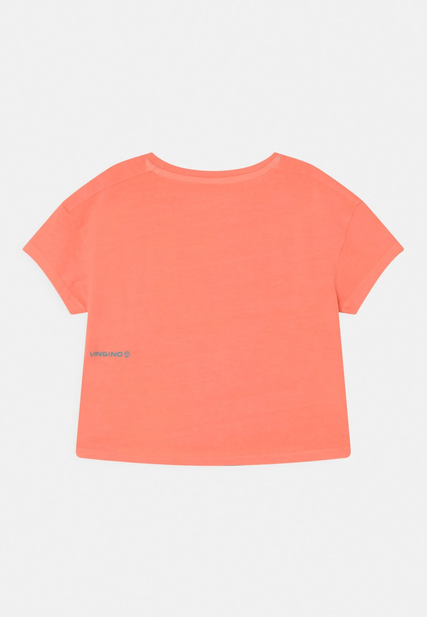 Vingino Tee - T-Shirt Basic - Soft Neon Peach 2 Vingino Tee - T-Shirt Basic - Soft Neon Peach - Afbeelding 2