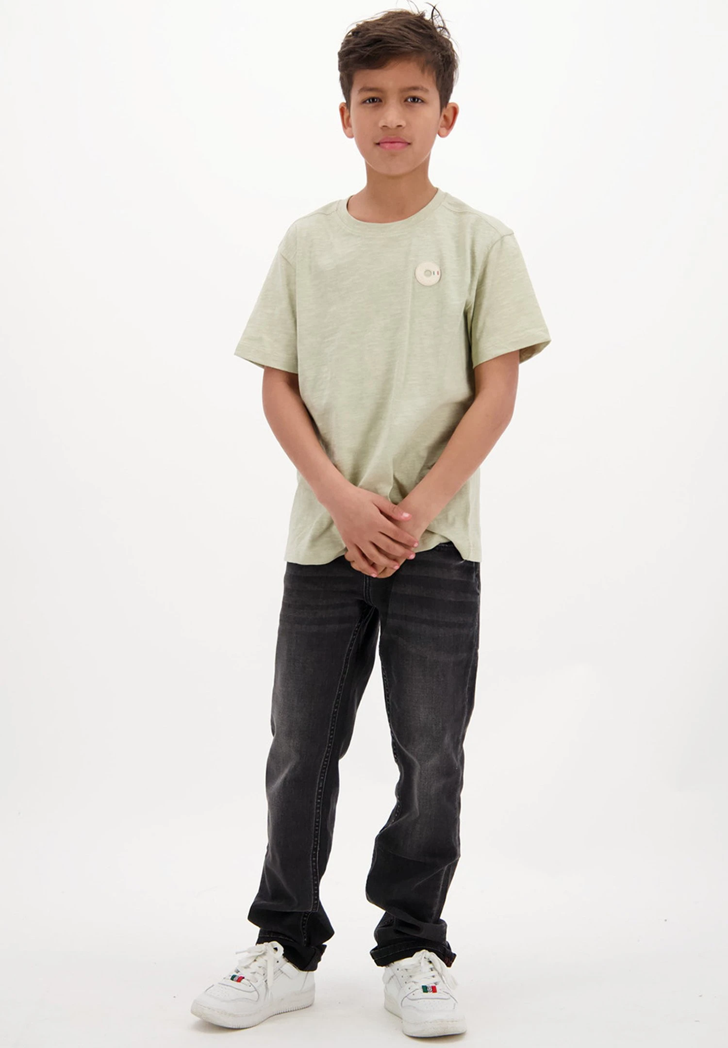 Vingino Harro - T-Shirt Print - Silver Green 1 Vingino Harro - T-Shirt Print - Silver Green