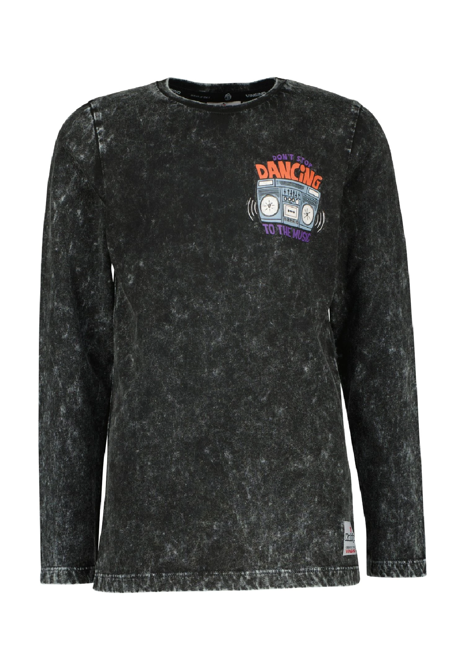 Vingino Longsleeve - Deep Black 3 Vingino Longsleeve - Deep Black - Afbeelding 3