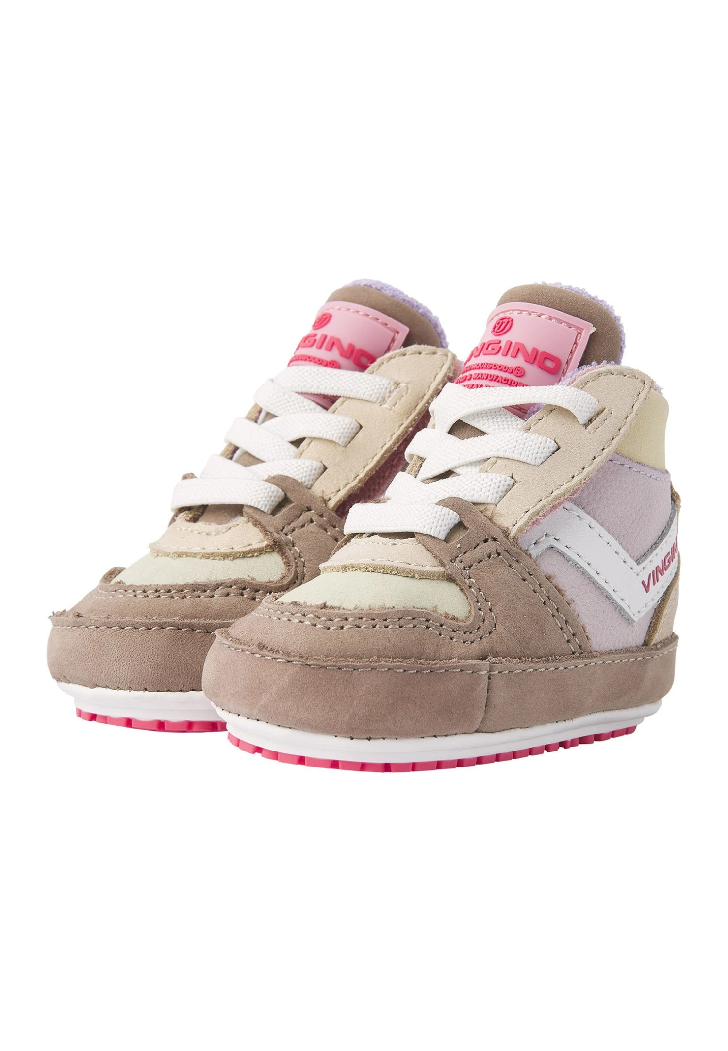 Vingino Senne Crib - Pantoffels - Beige 2 Vingino Senne Crib - Pantoffels - Beige - Afbeelding 2