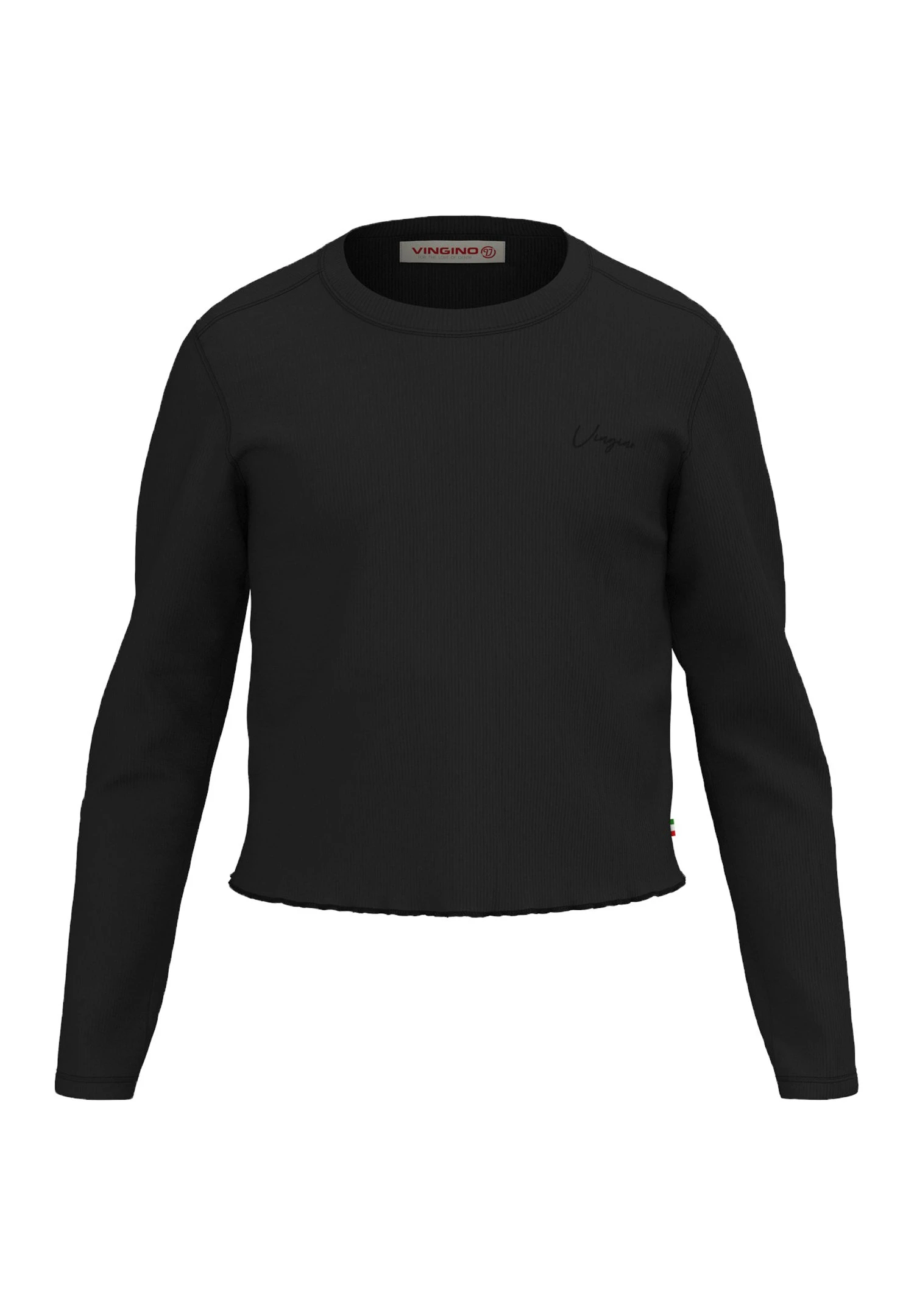 Vingino G-Basic-Tee - Longsleeve - Deep Black 1 Vingino G-Basic-Tee - Longsleeve - Deep Black